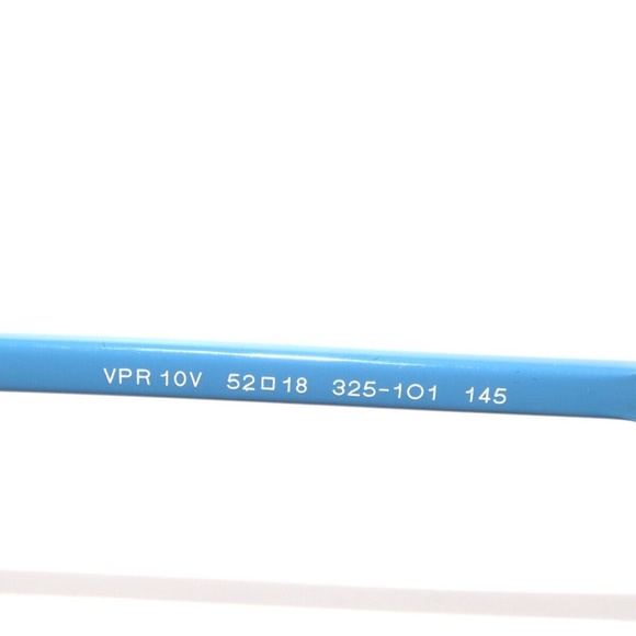 Prada 10VV 10 325-1O1 52 Clear Blue Eyeglasses PR10VV - Picture 4 of 5